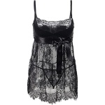 Lace Nightdress Sheer Sleepwear Plus Size - Image 5