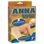 Anna Sex doll that is kneeling down
