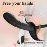 Strap On Double-Ended Vibrating Dildo - Image 2