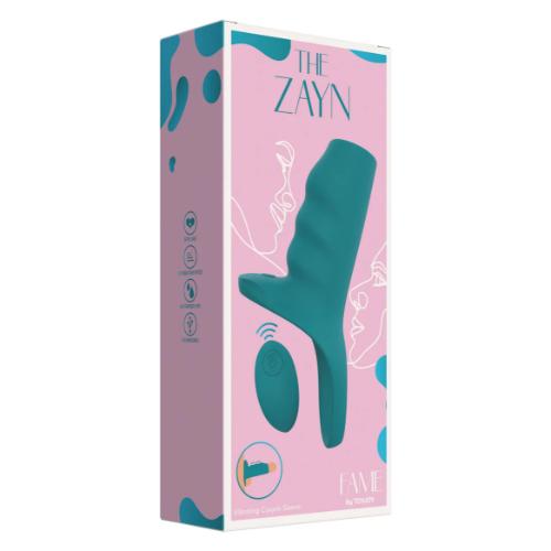 11053_GREEN_02 The Zayn Vibrating Couple Sleeve - Image 1