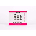 X-Men Anal Wedges Set Silver 3pcs
