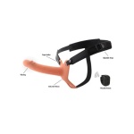 Hollow Penis Strapon Vibrating 18cm - Image 2