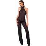 Cold shoulder jumpsuit with a halterneck - Image 2