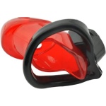 Rikers Locking Chastity Device – Red - Image 3