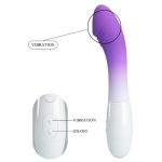 PRETTY LOVE Elemental silicone dildo vibrator Ice Purple - Image 8