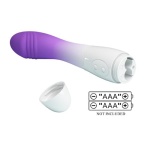 PRETTY LOVE Elemental silicone dildo vibrator Ice Purple - Image 4