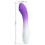 PRETTY LOVE Elemental silicone dildo vibrator Ice Purple - Image 3