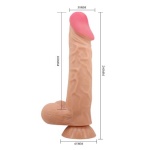Pretty Love – Orton – Sliding Skin 24 cm (Ø 5 cm) – Nude - Image 12