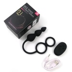 Double Cock Ring Anal Beads - Image 8