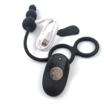 Double Cock Ring Anal Beads - Image 2