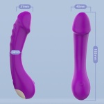 Faun G-Spot Dildo Vibrator Fushia - Image 4