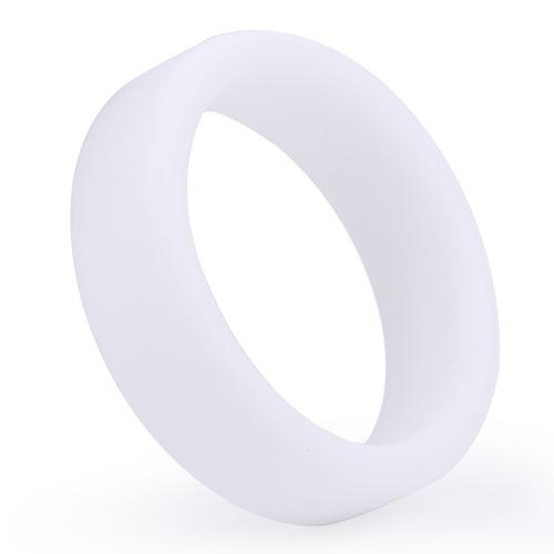 MV-X7079_3 Silicone Sex Delay Cock Ring White - Image 1
