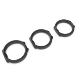 Cat Silicone Cock Ring Set Black - Image 3