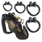 Rikers Locking Chastity Device – Black - Image 5