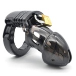 Adjustable Male Cock Cuff Chastity Device – Black