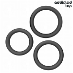 ADDICTED TOYS – SET OF FLAT SILICONE RINGS - Image 5