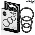 ADDICTED TOYS – SET OF SILICONE RINGS MODEL 2