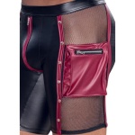 Tight-fitting, emphasising pants Cool matte look, net at the sides - Image 8