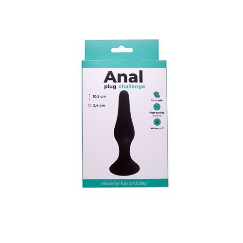 anal-plug-black-small (1) Fantasy – Classic Anal Plug – Black, Silicone Small - Image 1