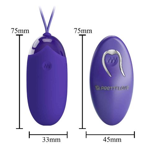 Pretty Love BERGER YOUTH Remote controlled Egg Vibrator BLUE - Image 8