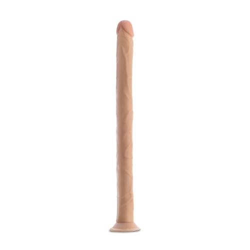 331982 Dr Skin 19 Inch Dildo Beige - Image 1