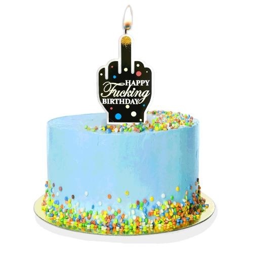 happy-f-ing-birthday-candle Happy F’ing Birthday Candle - Image 1
