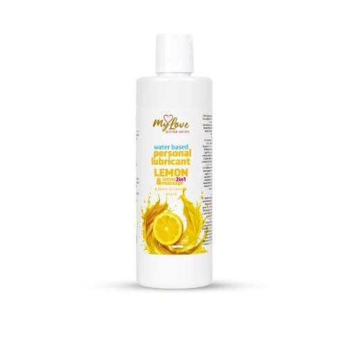 mylove-aroma-series-intim-massage-2in1-lemon-300ml MyLove Aroma Series Intim&Massage 2in1 Lemon 300ml - Image 1
